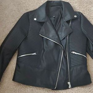 Max studio leather jacket